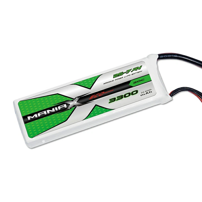 2S-7.4V 3300mAh 30C Lipo ব্যাটারি