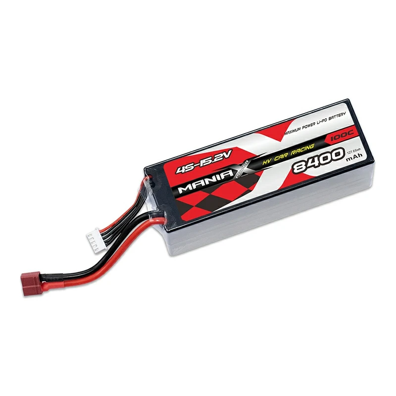 HV Lipo 4S-15.2V 8400mAh 100C হার্ডকেস রেসিং কার ব্যাটারি