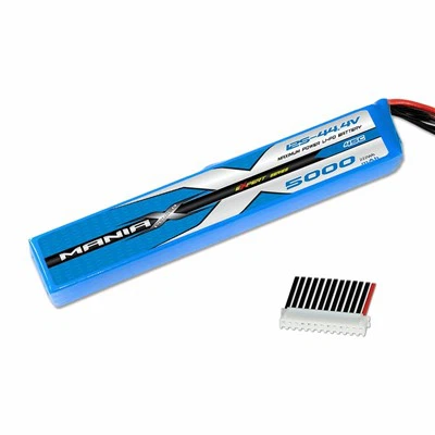 12S-44.4V 5000mAh 45C রড-আকৃতির লিথিয়াম পলিমার ব্যাটারি